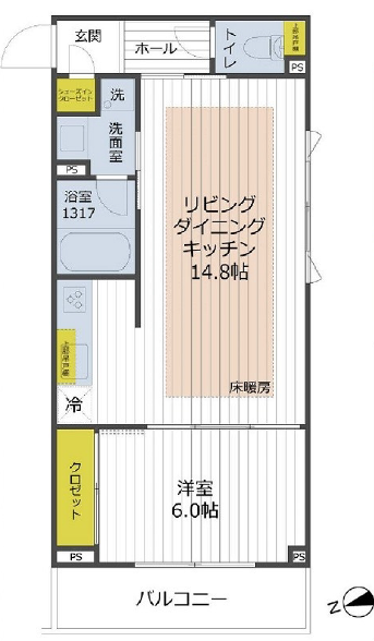 ブライズ杉並和泉-間取り