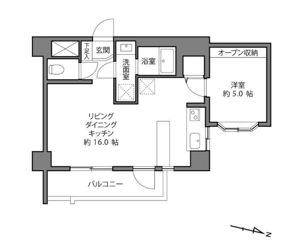 ダイアパレス幡ヶ谷第2-間取り