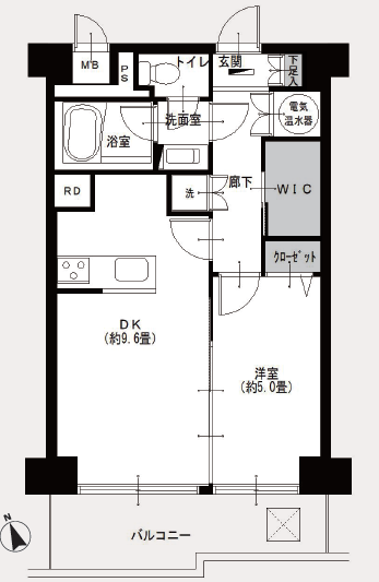 ドルミ中野弥生町-間取り