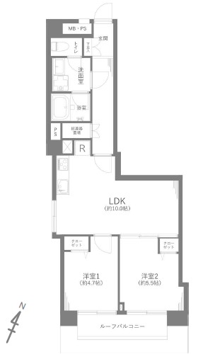 ライオンズマンション中野弥生町-間取り