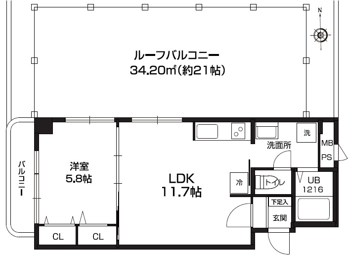 藤和中野弥生町コープ-間取り
