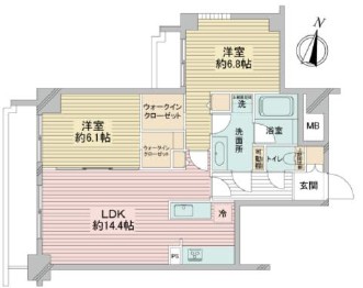 アドリーム笹塚-間取り