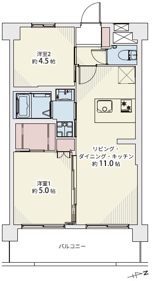 キャニオンマンション東山-間取り