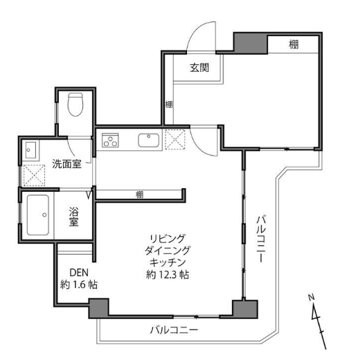 ハイネス代官山-間取り