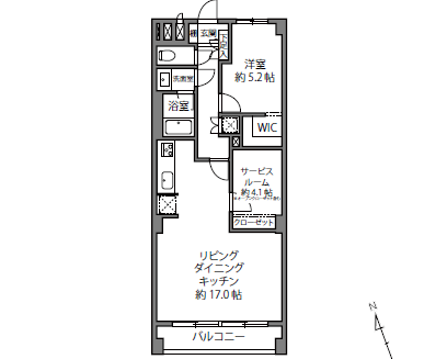 代々木ハビテーション-間取り