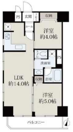 新宿パークサイド永谷-間取り