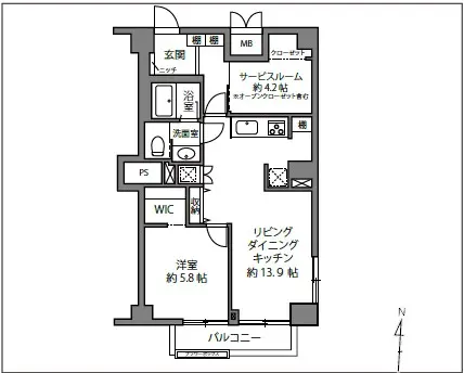 初台ハイホーム-間取り
