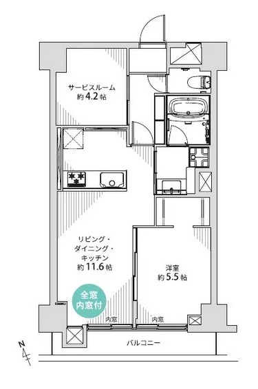 セブンスターマンション中目黒-間取り