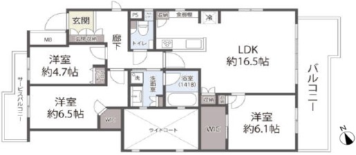 パークコート浜田山イーストコート-間取り