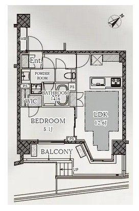 オープンレジデンシア代官山ザ・ハウス-間取り