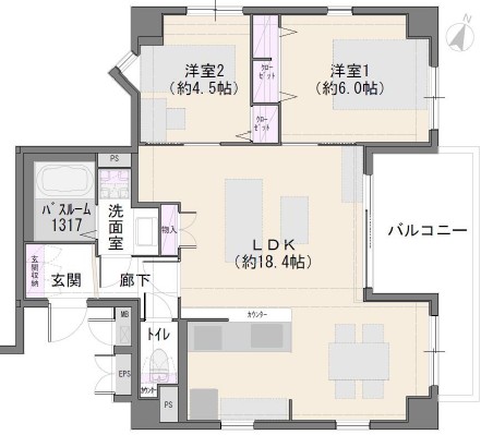 サーパス方南町-間取り