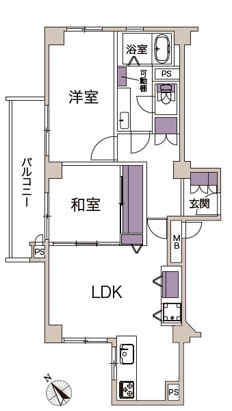 中野パークハウス-間取り