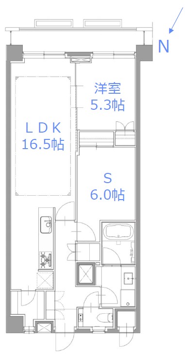サンビューハイツ渋谷-間取り