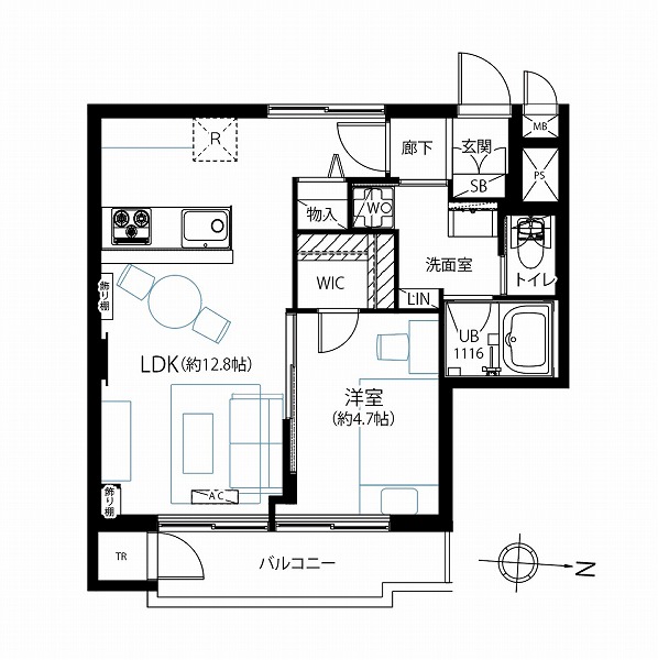 トーア明大前マンション-間取り