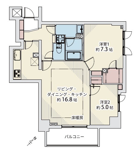 フィールM西新宿-間取り