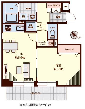 イトーピア渋谷桜ヶ丘-間取り