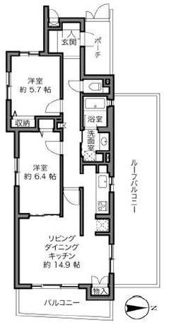 ディナスカーラ中野-間取り