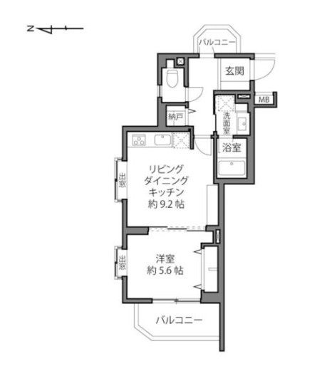 明大前パークホームズ-間取り