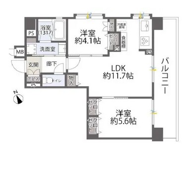 ビューネ渋谷桜丘-間取り
