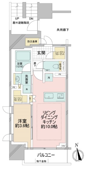 ピアース渋谷-間取り