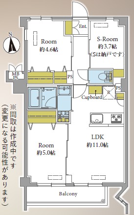 ロイヤルパレス東中野-間取り