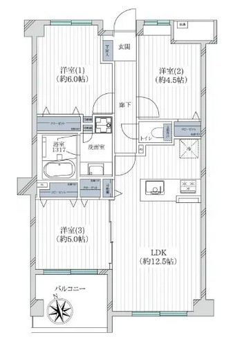 東急ドエルアルス下北沢サウスウインド-間取り