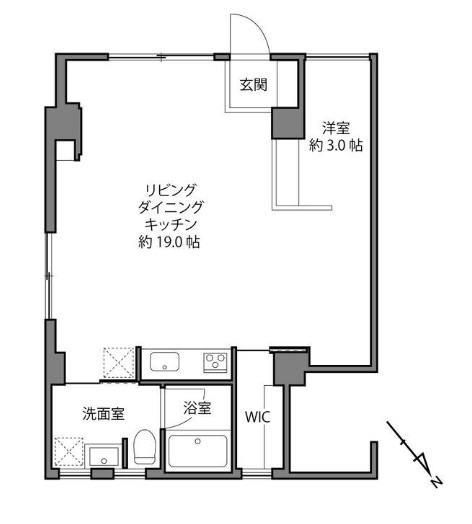 森林ハイツ-間取り