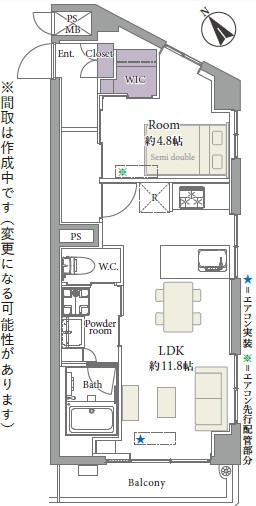 キャッスルマンション青葉台-間取り
