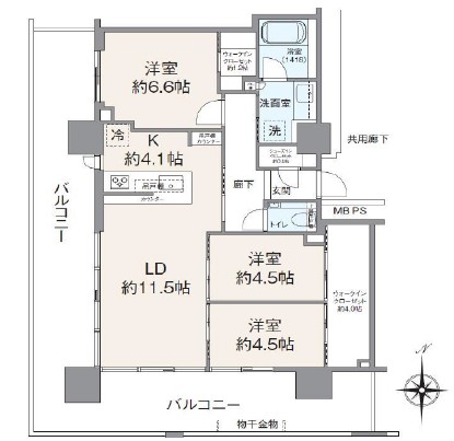 ザ・パークハウス中野タワー-間取り
