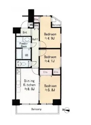 フローレンスパレス笹塚-間取り