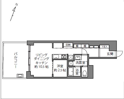 秀和松濤レジデンス1階-間取り