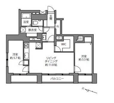 秀和松濤レジデンス6階-間取り