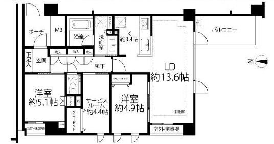 イニシア中野-間取り