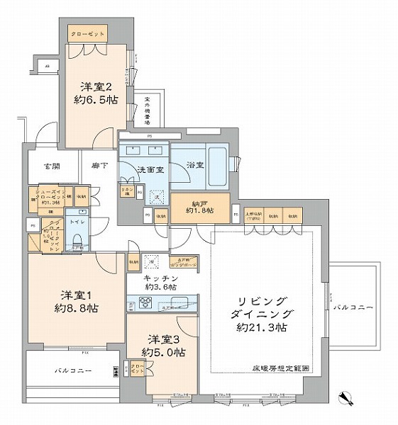 ザ・パークハウス中目黒小川坂-間取り