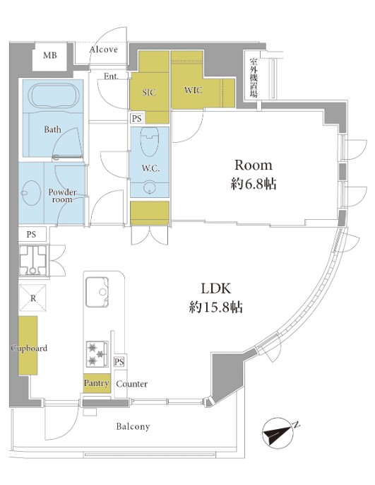 リ・プレゼ恵比寿-間取り