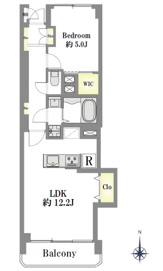 明大前フラワーマンション-間取り