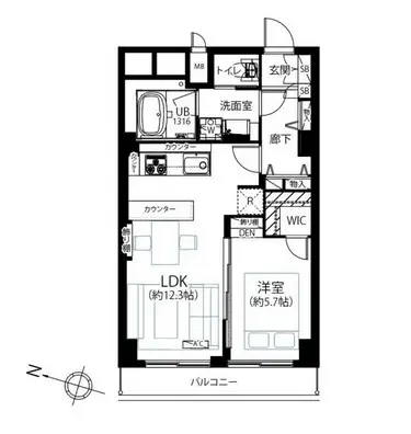 秀和幡ヶ谷レジデンス-間取り
