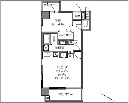 ジャルダン目黒-間取り