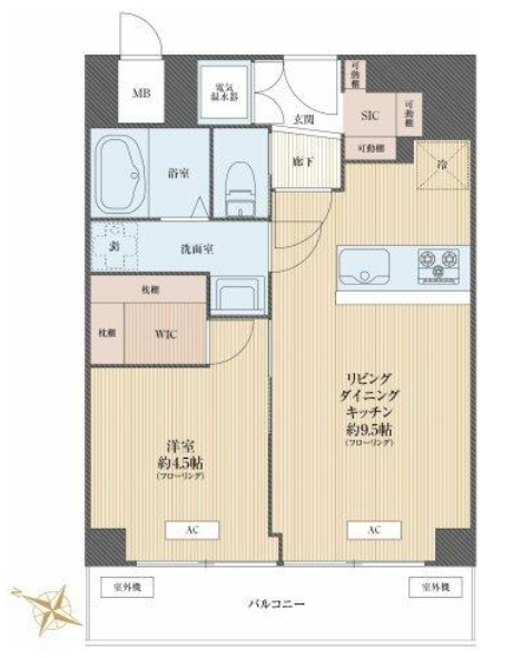 ドルミ代々木-間取り