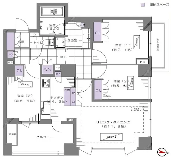 グランスイート広尾-間取り