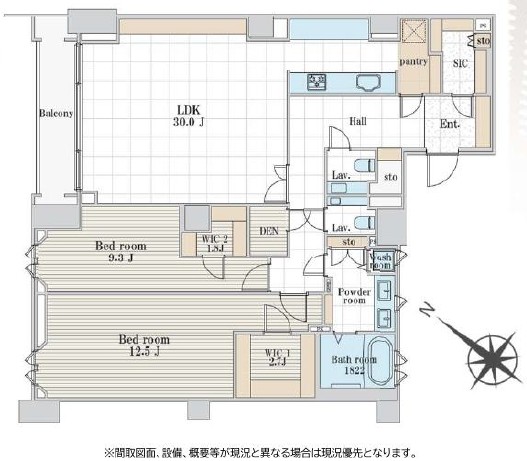 グランツオーベル南平台-間取り