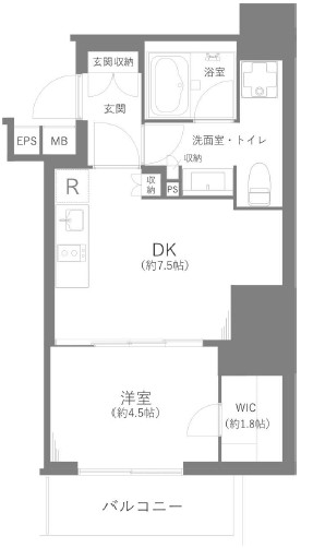 ザ・パークワンズ渋谷本町-間取り
