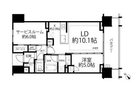 シティハウス広尾南-間取り