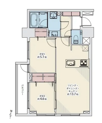 シティプラザ恵比寿-間取り