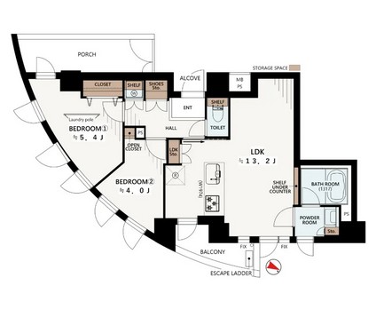 ジェイパーク中目黒Ⅳ-間取り