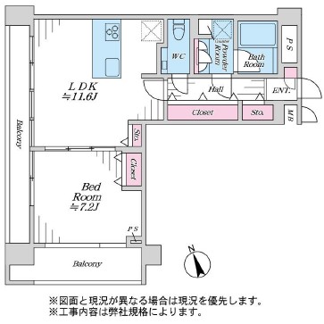 デュオスカーラ西新宿-間取り