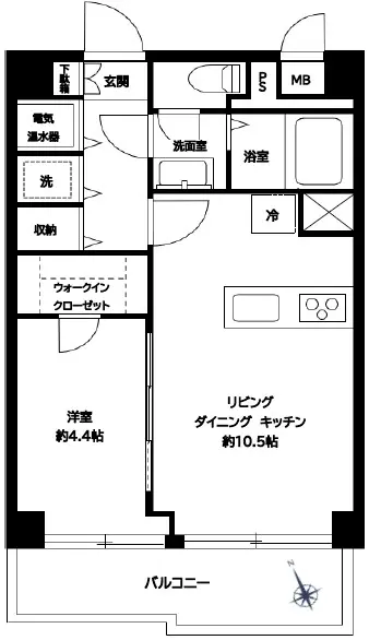 ドルミ中野弥生町-間取り