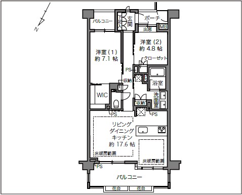 代々木デュープレックス-間取り