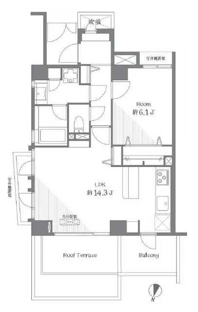 幡ヶ谷ハイムグランシス317号室-間取り