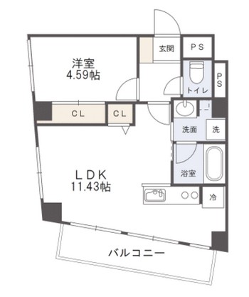目黒ハイツ-間取り